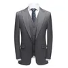 Abiti da uomo Blazer TIAN QIONG Abito casual da uomo Abito da sposa da uomo Abito a righe Set da tre pezzi Abito formale da uomo di grandi dimensioni S-6XL 231109