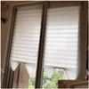 Blinds Pleated Curtains Non Perforated Installation Simple Telescopic Light Resistant Adhesive Bedroom Balconies Sun Drop Delivery H Otrfs