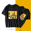 Męskie koszule obowiązkowe T-shirt mężczyzn TOP TEE MĘŻCZYZN MĘKA ZABAWNIE 4XL Plus Size Summer Black Tshirts