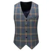 Garnitury męskie Blazers S-5xl Plaid Suit plus Trzyczęściowy męski garnitur dla mężczyzny kostium Homme Italien męskie ubrania 231109