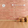 Wall Clocks Sucker Clock Operated Waterproof Hanging Electronic Silent Bathroom Pvc