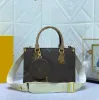 Totväskan Onthego Lady Famous Designer Handväskor Högkvalitativ shoppingväska med små myntväskor Fashion Tote Handväskor stora kapacitet axelväskor A3