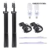 Freeshipping ABESTSTUDIO Umbrella Photo Studio kit 2 PCS Guarda-chuvas brancos 2 PCS 2 M suporte de luz 2pcs suportes de lâmpada 2 pcs lâmpadas (45W / Bxgg