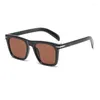 Sunglasses 2023 Fashion Square Sun Glasses Designer Driveing UV400 Eyewear Fro Women Men