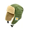4 Colorsc Trappper Hats Ear Protection Caps Winter Warm Leisure Windproof Hat for Men/women