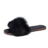 fur household cotton slippers women fashion brown pink yellow black white sandals womens outdoor winter Scuffs