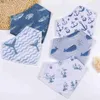 Bibs Burp Cloths 5pcs/ лот хлопок детские нагрудники регулируемые треугольники новорожденных слюно