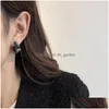 Stud 2021 Koreaanse nieuwe trendy holle oorbellen vintage azijnzuur acrylhars luipaardprint voor vrouwen mode Bijoux femme drop dhnop