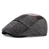 Berretti in cotone Sboy Cappelli per uomo Autunno Inverno Cappello Moda Plaid Berretto Berretto maschile Vintage British Cabbie Caps Warm Boina Hombre