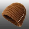 Ball Caps 2023 Fashion Knitted Hat For Men Retro Warm Solid Color High Street Casual Hombre Chapeau Femme Hip Hop