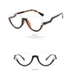 Оправа для солнцезащитных очков, прозрачная оправа для очков «кошачий глаз», голубая легкая оправа для очков, женские и мужские очки, оптические очки с прозрачными линзами и бриллиантами