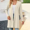 Vestes pour femmes automne et hiver simple couleur unie manches longues lâches juniors élégants pour femmes anoraks