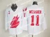 Hockey Jerseys James Custom Team Canada Hockey Jersey 99# Gretzky 66# Lemieux 4# Bobby Orr 7# Bourque 10# Hawerchuk 11# Messier Men's Stitch