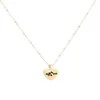 دوز يوقع Les du Zodiaque Collier Amour Gouttes d'Huile Pendentif Zodiac Lockbone Cha NE171E