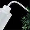 Watering Equipments 250/500ML Mini Plastic Plant Flower Watering Bottle Sprayer Curved mouth can DIY Gardening Transparent for succulent LL