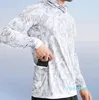 ハンティングジャケットサマーフィッシング衣服女性男性のための薄い通気性のあるフード付きラッシュガード