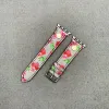 Bracelets de créateurs de mode Bracelet pour iPhone Watch Band 41mm 42mm 38mm 40mm 44mm 45mm iwatch 2 3 4 5 6 7 bandes Bracelet en cuir Stripes