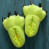 Claw shoes men and women cartoon coral velvet dinosaur Animal Plush home shoes multicolor stilch 231007