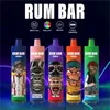 Sigarette elettroniche originali 100% Rum Bar 9000 sbuffi 650mah 18ml 10 gusti Dispositivo preriempito monouso Vape Autorizzato randm tornado cigarrillos desechables