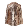 Kvinnors päls faux mode sequined jacka kvinnor grundläggande kläder casaco feminino casual damer ytterkläder harajuku rockar kvinna kläder chaqueta mujer 231108