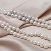 Naszyjniki wiszące kulturowe Prawdziwy długi naszyjnik dla kobiet w 100% oryginalny słodkowodny naszyjnik Pearl Naszyjnik Łańcuch mody 231108