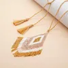 Go2Boho Klassieke Mode Kwastje Ketting Inheemse Etnische Stijl Ruitpatroon Miyuki Kraal Geweven Vrouwen Kettingen Cadeau Sieraden