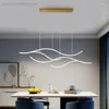 Lustres Chrome/or lustre suspendu pour salon salle à manger boutique bureau étude maison luminaire moderne LED pendentif