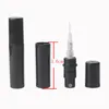 wholesale All-match 5CC Plastic Perfume Bottle Fashion Mini Portable Trial Package Wth Spray And Empty Perfume Test tube Black WHite Support Logo Customized