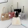 Shoulder Bags Plush Tote Women's Fashionable Stylish One Diagonal Cross Small Square Bag