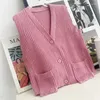 Women's Sweaters Zhao Lusi Star Same Style Green Sleeveless Knitted Texture Top Thin Vest Female Summer
