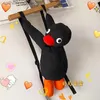 Plecaki 38 cm pingwin pluszowy plecak kreskówka urocza pingwina pluszowa zabawka miękka nadziewana torba na ramię dla dzieci