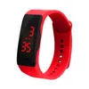 Relojes de pulsera Smart Sports Reloj de pulsera LED Pantalla digital Pulsera Estudiantes para niños Gel de sílice para hombres Mujeres