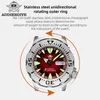 Relojes de pulsera Addiesdive Monster V2 Frost Reloj automático para hombre NH36A Cristal de zafiro mecánico para hombre 62mas Negro PVD Buceo luminoso 200M Muñeca