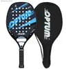 Tennisschläger OPTUM FX2 Beach-Tennisschläger, Carbonfaser-Rahmen, Grit-Schlagfläche mit EVA-Mory-Schaumkern, Beach-Tennisschläger mit Schutzhülle Q231109