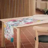 Serviette de Table, tapis de café, tapis circulaire en Silicone, Style intérieur, nappe Girly, ensemble de dîner tissé de pâques pour 6 personnes