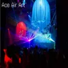Fairy Tale World Inflatable Jellyfish Big Ball Hammer Curtain Color Changing LED Light Interior Decoration Wedding Party Decoration