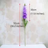 Flores decorativas grinaldas 5pcs Hyacinto artificial Violet Flower Home Indoor Office Wedding Party Decoration PlantDecorative