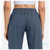 2024-Trainer Pants Women's Trousers Yoga Outfit Loose Ninth Pants Excerise Sport Gym Running Casual Long Ankle Banded Pant Elastic High Waist Drawstring