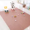 Baby mattor Playmats Eva Foam Golvmatta Interlocking Puzzle Tile Träkorn Kids Playmat For Yoga Gym Kids Game Tiles Bedroom Living Room Soft Floor 231108