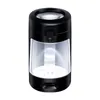 Storage Jar Automatically Open Colorful Portable USB LED Lighting Magnifier Multi-function Dry Herb Spice Miller Seal Container Bottle Kitchen storage tank