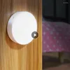 Veilleuses détecteur de mouvement LED lumière USB rechargeable économie d'énergie chambre toilettes escaliers chevet lampe à induction corporelle intelligente