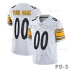 8 Kenny Pickett Maillot 90 T.J. Watt maillots de football américain George Pickens Franco Najee Harris Terry Bradshaw Troy Polamalu Minkah Fitzpatrick Pat Freiermuth