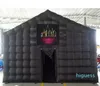 2023 atacado gigante personalizado portátil preto inflável boate cubo festa barra tenda iluminação clube noturno para discoteca evento de casamento com ventilador