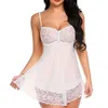 Nouvelle dentelle femmes S avec string costume maille florale Pamas fronde chemise de nuit Lingerie Sexy