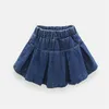 Vestidos de niña Falda de verano para niñas Denim All Match Short Spring Fashion Ropa de costura Traje para niños Ropa casual para bebés 230407