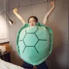 Blanket Large Wearable Turtle Shell Plush Blanket Cute Soft Cushion Home Room Decor Sofa Decoration Birthday Children Day Gift For Kids R230616