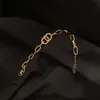 Wind Metal Titanium Steel Letter B Necklace Women's Collar Ins Tidal Net Red Light Small Design Feeling Neck Chain