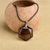 Pendant Necklaces Drop Smoky Quartz Necklace Crystal Star Of Lucky With Free Rope