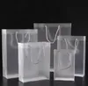 Bolsas transparentes foscas por atacado para vestuário Cosméticos maquiagem Presente festivo e viagens Transparent Plástico Bolsa clara 10 tamanhos Universal Packaging