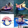 Autres fournitures de fête festive Trump Natation Flotteurs Gonflable Piscine Radeau Flotteur Anneau de natation pour Adts Enfants Drop Livraison Maison Jardin Dhliq